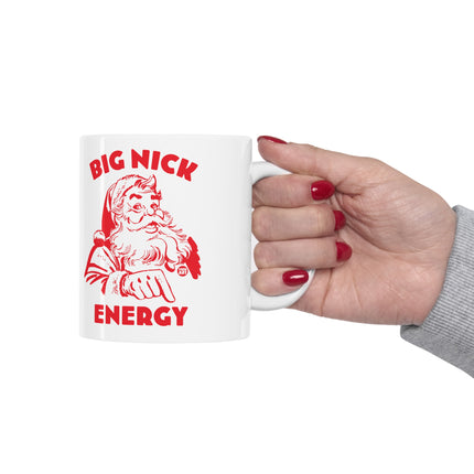 Big Nick Energy Santa Christmas Ceramic Mug