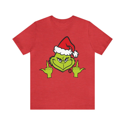 Grinch Fuck You Unisex Xmas Tee