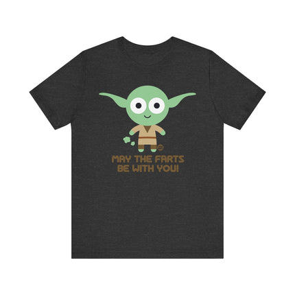 Funny Star Wars "May the Farts Be With You" Yoda Tee Shirt