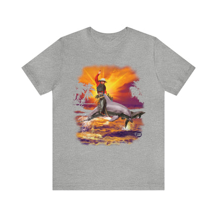 Cowboy Dolphin Unisex Tee