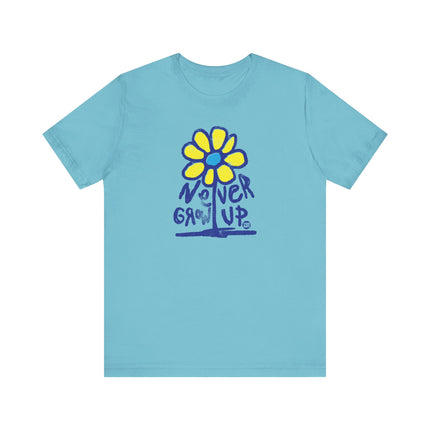 Never Grow Up Flower Tee