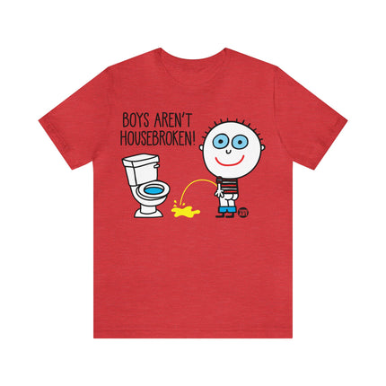 Boys Aren't Housebroken Unisex Tee