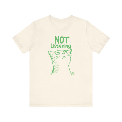 Not Listening Cat Tee, Cute Not Listening Cat Tshirt