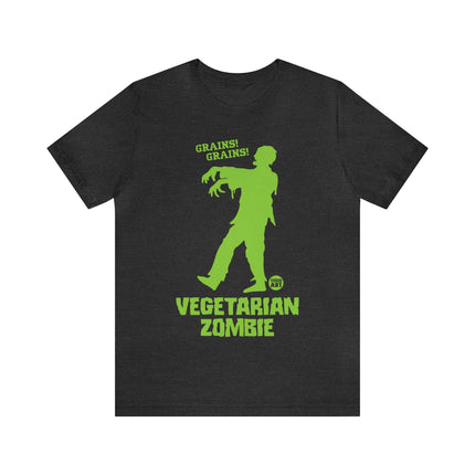 Vegetarian Zombie Unisex Short Sleeve Tee