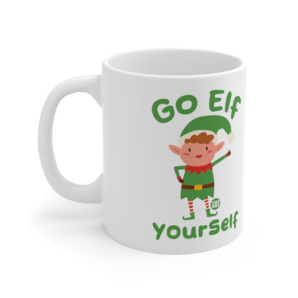 Go Elf Yourself Christmas Ceramic Mug