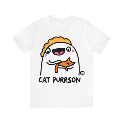 Cat Purrson Unisex Short Sleeve Tee