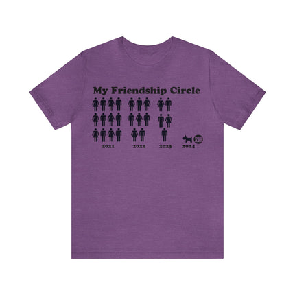 My Friendship Circle Unisex Short Sleeve Tee