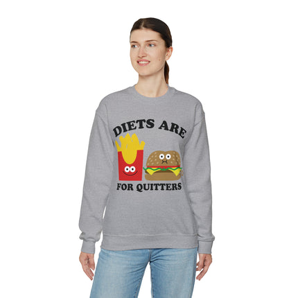 Diets Are For Quitters Crewneck Sweatshirt