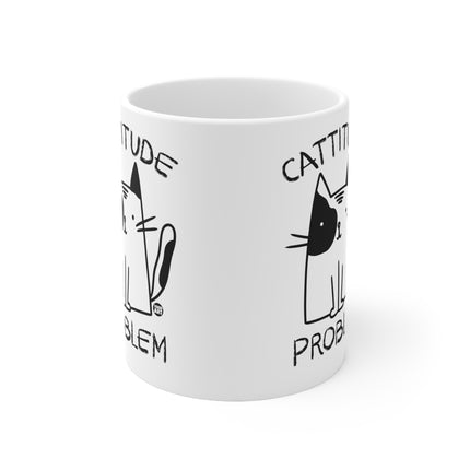 Catitude Problem Ceramic Mug