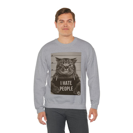 I Hate People Cat Crewneck Sweatshirt