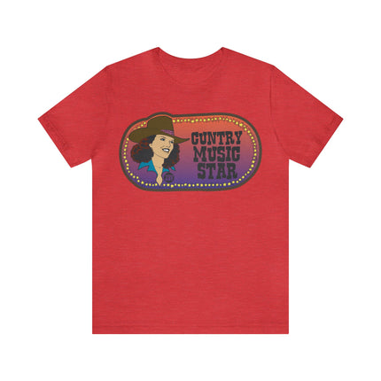 Cuntry Music Star Unisex Tee