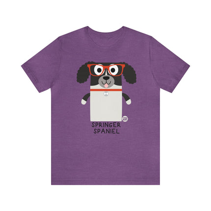 Bow Wow Meow Springer Spaniel Unisex Tee