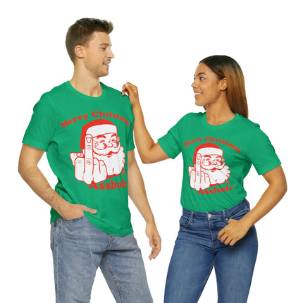 Merry Christmas Asshole Santa Unisex Tee