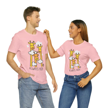 Always High Giraffes Unisex Tee