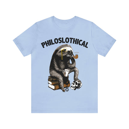 Philoslothical Sloth Unisex Short Sleeve Tee