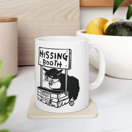 Hissing Booth Cat Ceramic Mug