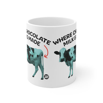 Chocolate Milk Made Ceramic Mug