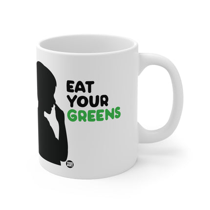 Eat Greens Booger Ceramic Mug