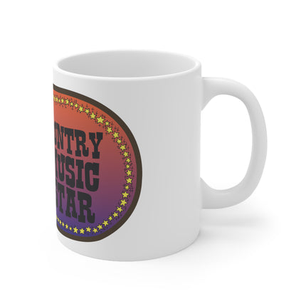 Cuntry Music Star Ceramic Mug