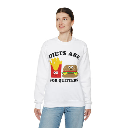 Diets Are For Quitters Crewneck Sweatshirt