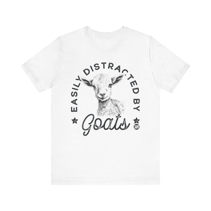 Easily Distracted by Goats Tshirt