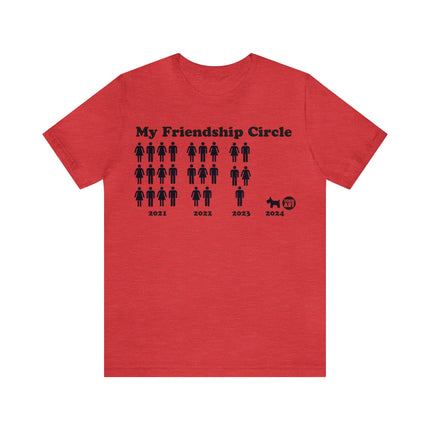 My Friendship Circle Unisex Short Sleeve Tee