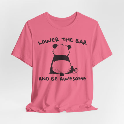 Lower Bar  Be Awesome Panda Tee, Funny Panda Tshirt