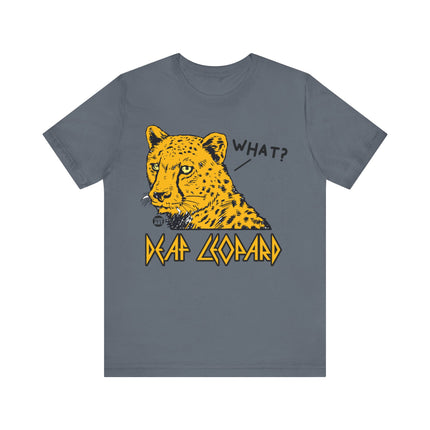 Deaf Leopard Tee, Deaf Leopard Pun Tshirt