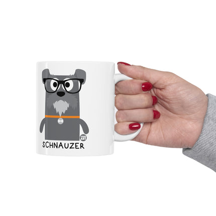 Bow Wow Meow Schnauzer Ceramic Mug