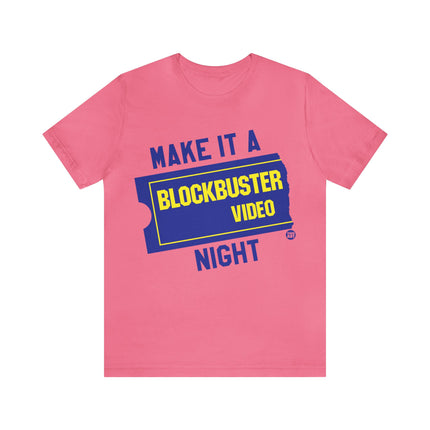 Blockbuster Night Retro Unisex Tee