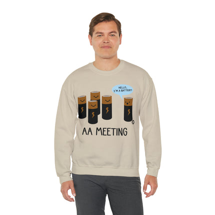 AA Meeting Battery Crewneck Sweatshirt