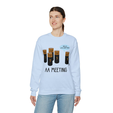 AA Meeting Battery Crewneck Sweatshirt