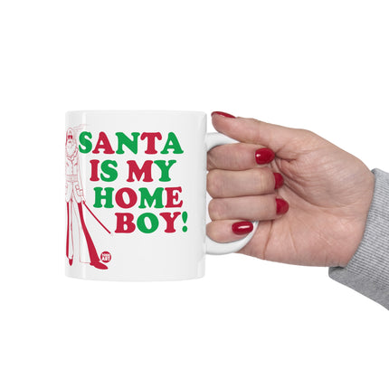 Santa is My Homeboy Christmas Ceramic Mug