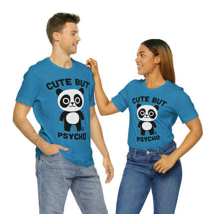 Cute But Psycho Panda Unisex Tee