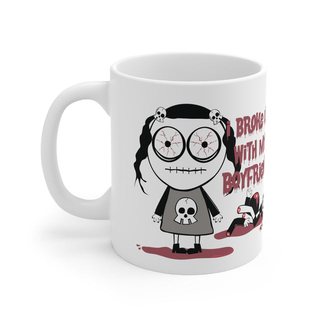 Bloody Mary Broke Up Boyfriend Ceramic Mug