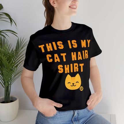 Cat Hair Shirt Unisex Short Sleeve Tee