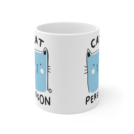 Cat Person Ceramic Mug