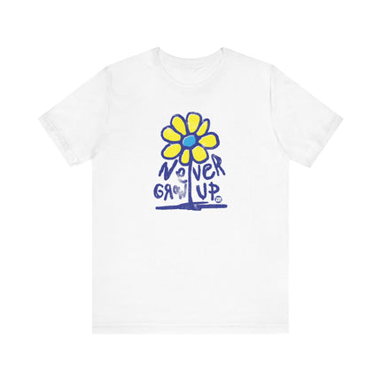 Never Grow Up Flower Tee