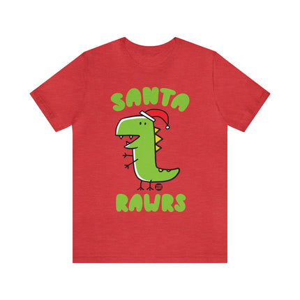 Santa Rawrs Christmas Unisex Tee