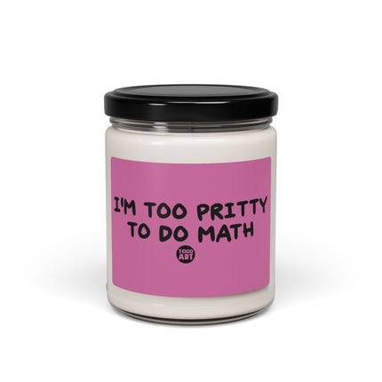 Too Pritty Math Scented Soy Candle, 9oz