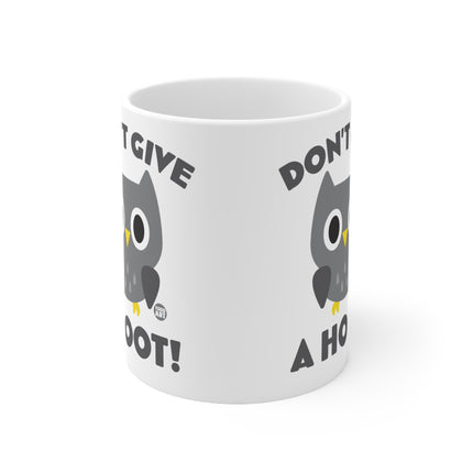 Don't Give a Hoot owl Ceramic Mug