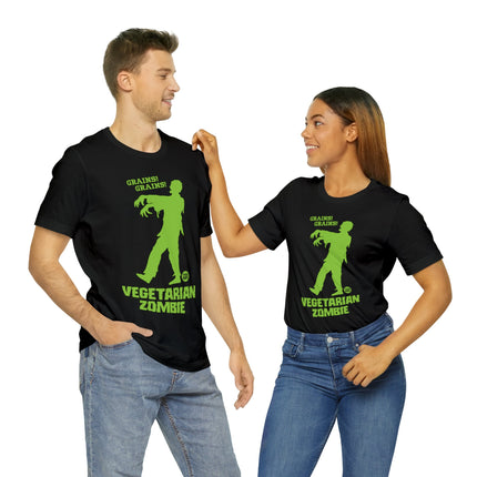 Vegetarian Zombie Unisex Short Sleeve Tee