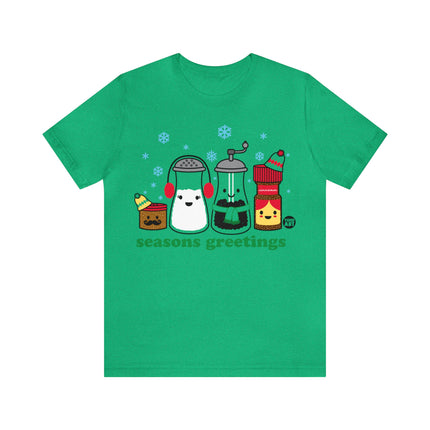 Seasons Greetings Christmas Unisex Tee