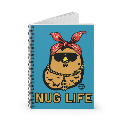 Nug Life Chicken Nugget Spiral Notebook - Ruled Line