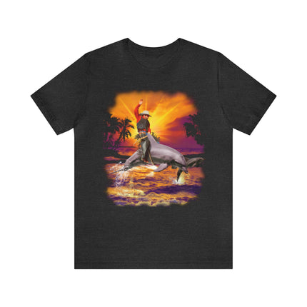 Cowboy Dolphin Unisex Tee