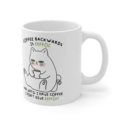 Coffee Eeeffoc Cat Ceramic Mug