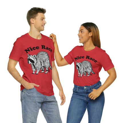 Nice Racc Raccoon Unisex Short Sleeve Tee