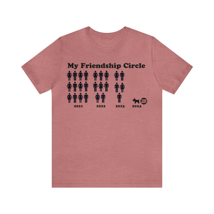 My Friendship Circle Unisex Short Sleeve Tee