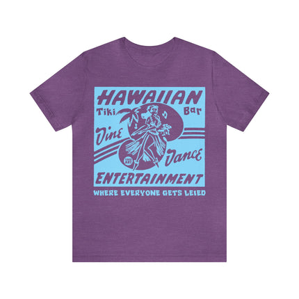 Retro Hawaiian Tiki Bar Unisex Short Sleeve Tee