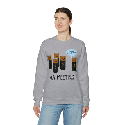 AA Meeting Battery Crewneck Sweatshirt